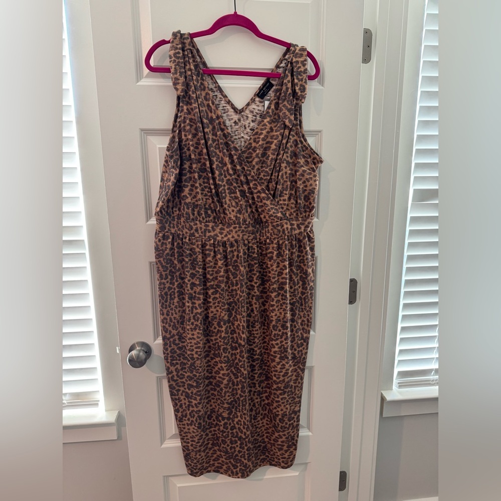 Lane Bryant Animal Print Midi Dress *NWT*